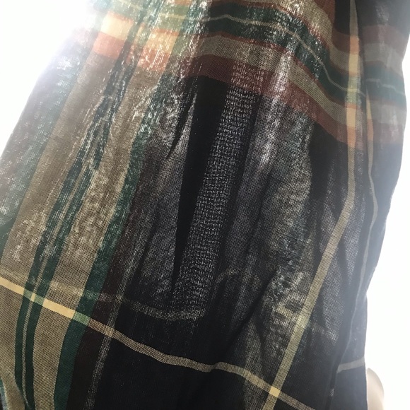 Madewell ex boyfriend plaid shirt - Picture 7 of 7